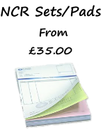 NCR Sets/Pads  From  £35.00